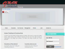 Tablet Screenshot of imamtrading.com